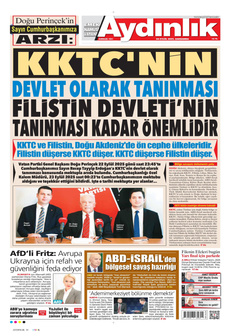 AYDINLIK GAZETESİ 24 Eylül 2025 Gazete Manşeti Küçük