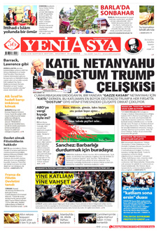 YENİ ASYA 24 Eylül 2025 Gazete Manşeti Küçük
