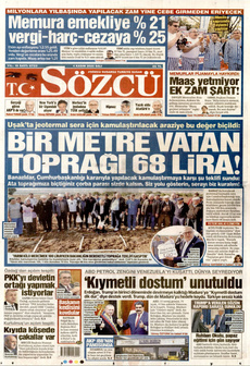 SÖZCÜ 4 Kasım 2025 Gazete Manşeti Küçük