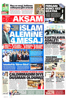 AKŞAM 4 Kasım 2025 Gazete Manşeti Küçük