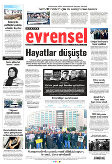 EVRENSEL 4 Kasım 2025 Gazete Manşeti Küçük