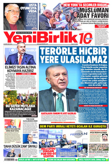 YENİBİRLİK 4 Kasım 2025 Gazete Manşeti Küçük