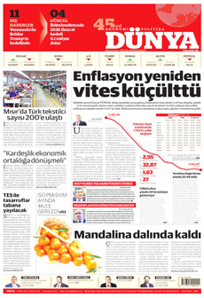 DÜNYA 4 Kasım 2025 Gazete Manşeti Küçük