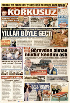 KORKUSUZ 4 Kasım 2025 Gazete Manşeti Küçük