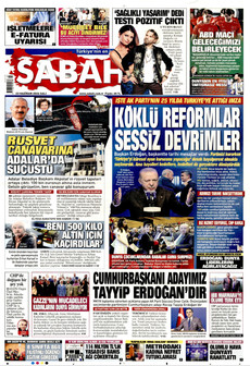 SABAH 23 Haziran 2026 Gazete Manşeti Küçük