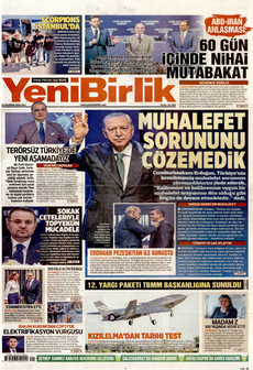 YENİBİRLİK 23 Haziran 2026 Gazete Manşeti Küçük