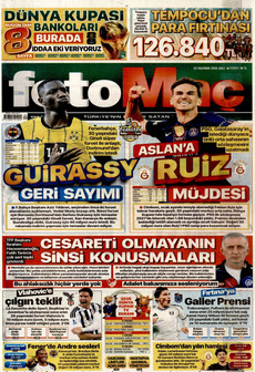 FOTOMAÇ 23 Haziran 2026 Gazete Manşeti Küçük