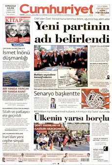 CUMHURİYET 16 Temmuz 2026 Gazete Manşeti Küçük