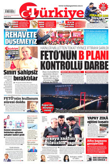 TÜRKİYE GAZETESİ 16 Temmuz 2026 Gazete Manşeti Küçük