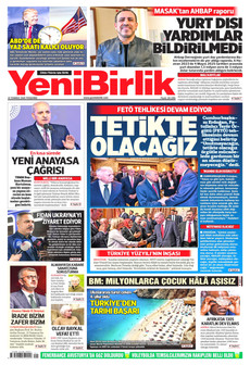 YENİBİRLİK 16 Temmuz 2026 Gazete Manşeti Küçük