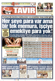 TAVIR GAZETESİ 16 Temmuz 2026 Gazete Manşeti Küçük