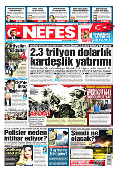 NEFES 10 Ağustos 2026 Gazete Manşeti Küçük