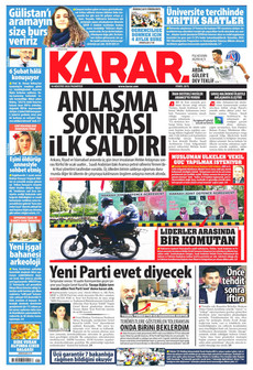 KARAR 10 Ağustos 2026 Gazete Manşeti Küçük