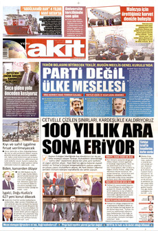 YENİ AKİT 10 Ağustos 2026 Gazete Manşeti Küçük