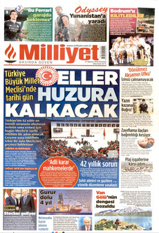 MİLLİYET 10 Ağustos 2026 Gazete Manşeti Küçük