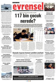 EVRENSEL 10 Ağustos 2026 Gazete Manşeti Küçük