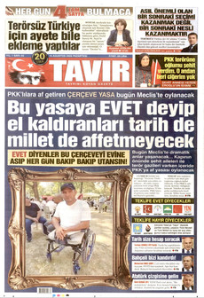 TAVIR GAZETESİ 10 Ağustos 2026 Gazete Manşeti Küçük