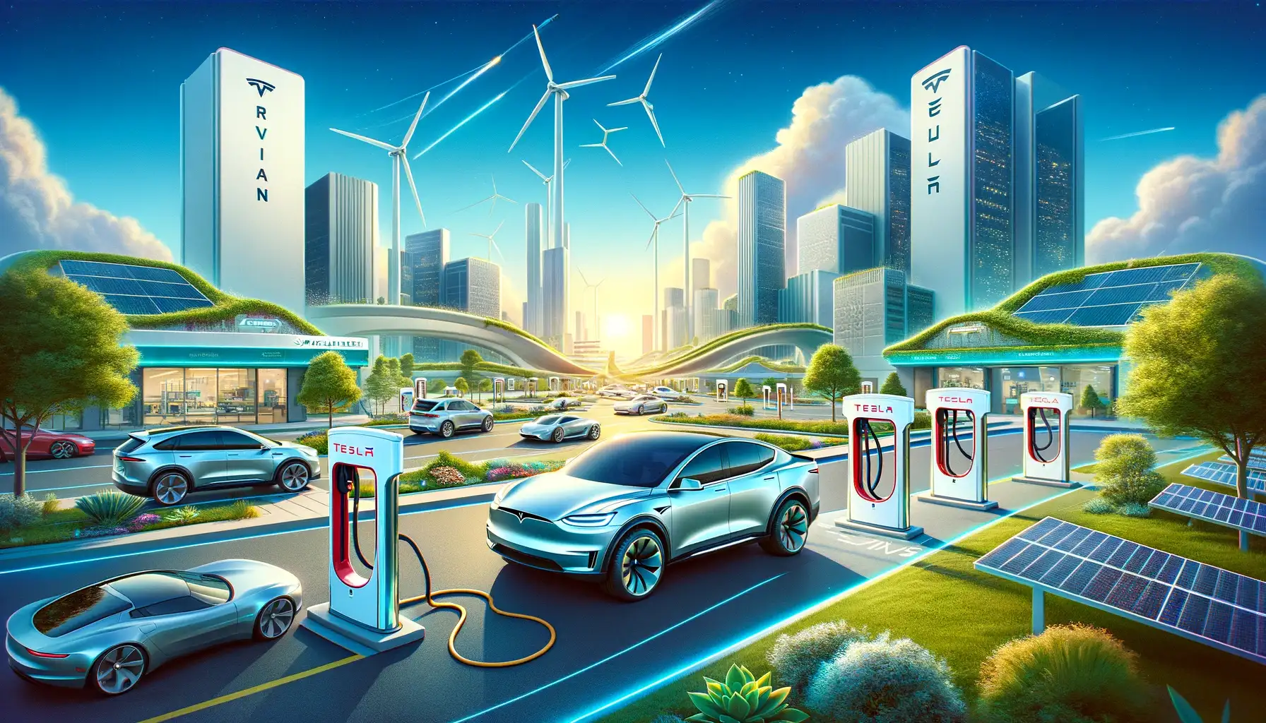 Elektrikli Yolların Birleşimi: Rivian Araçlar Tesla Supercharger Ağına Erişim Kazanıyor